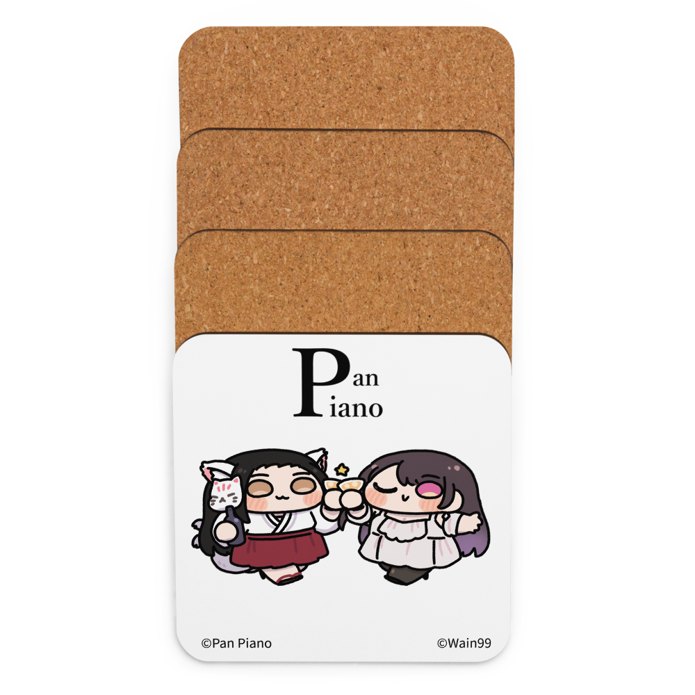 (Cork Coaster) Pan Piano Toasting with Q-Na