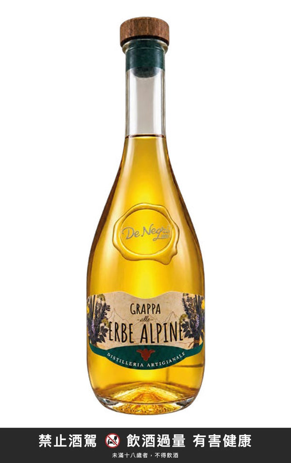 De Negri – Grappa infusée aux herbes alpines 500ml