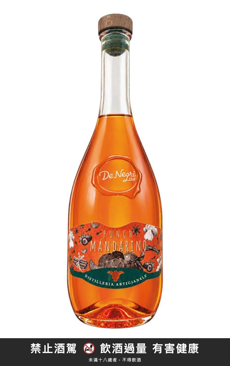 De Negri {'t': 'De Negri Punch Mandarino 700ml', 'h': 'Un punch tradizionale al mandarino', 'b': "Il punch della tradizione, amato da sempre nelle valli dolomitiche, preparato da De Negri con il mandarino. 35% vol. Da allungare con acqua calda per una bevanda calda, oppure da gustare così com'è.", 'm': 'Punch al mandarino.'} 700ml|禁止酒駕 飲酒過量有害健康