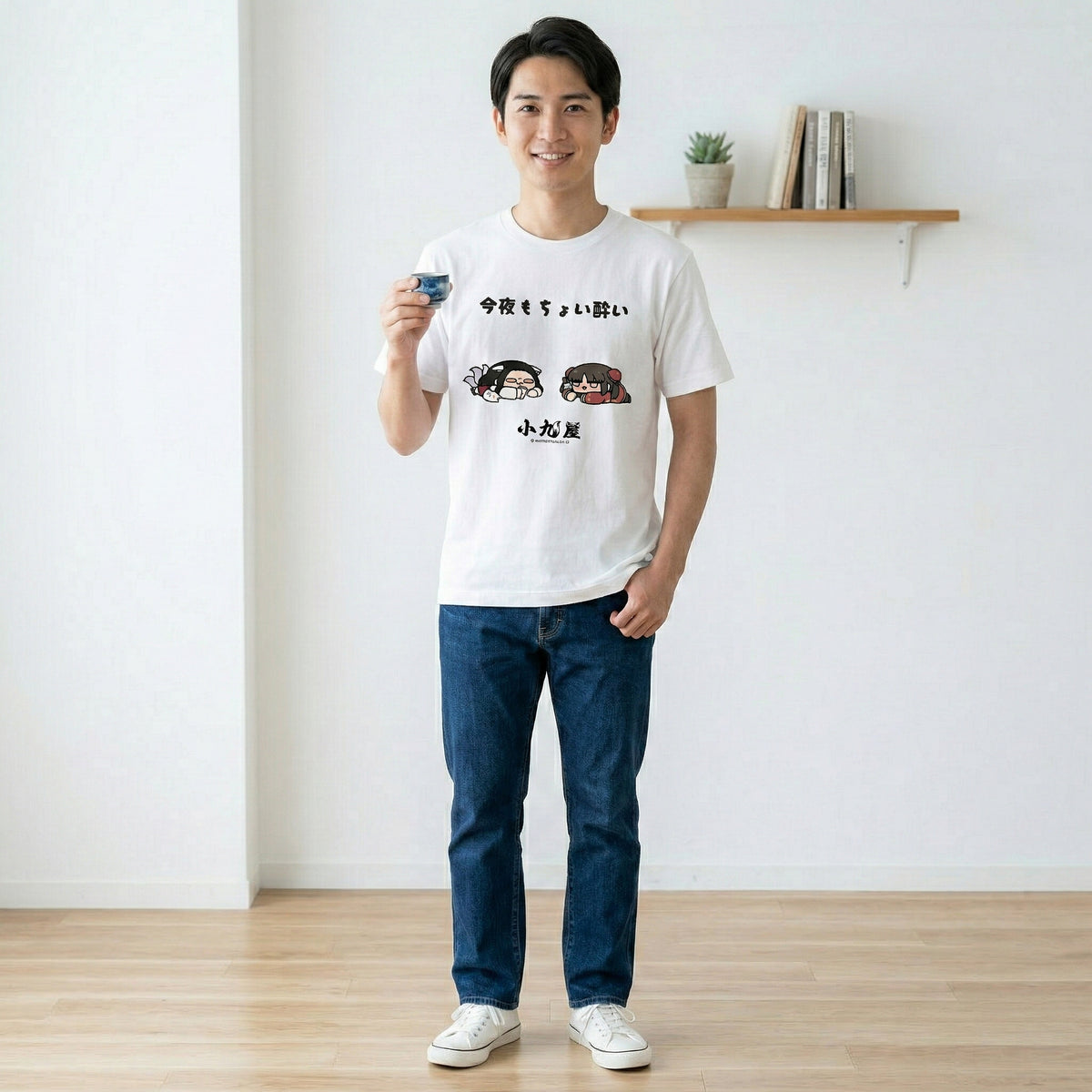 《今夜もちょい酔い》九和 × 酒茵 限定Tシャツ