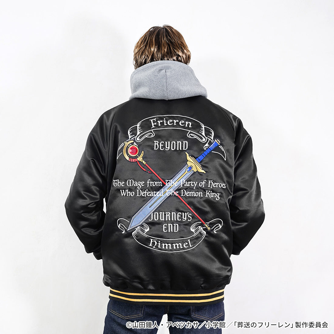 AKROS 官方商品照：芙莉蓮與欣梅爾雙面刺繡橫須賀外套（10）