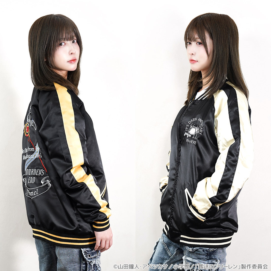 AKROS 官方商品照：芙莉蓮與欣梅爾雙面刺繡橫須賀外套（9）