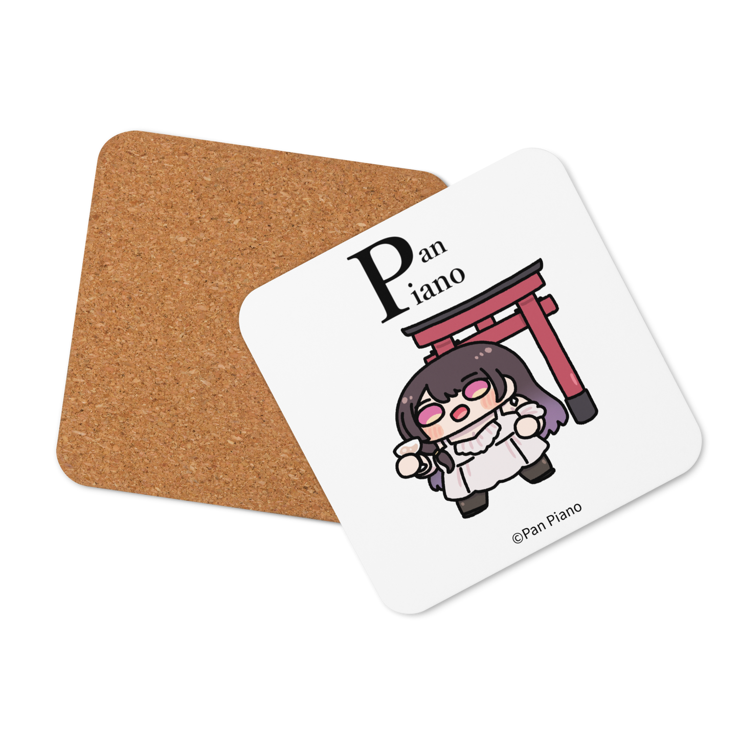 (Cork Coaster) Pan Piano with Torii