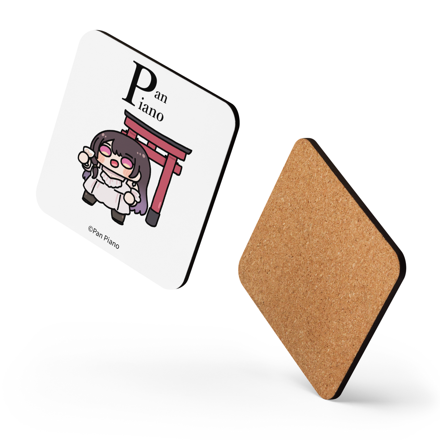 (Cork Coaster) Pan Piano with Torii