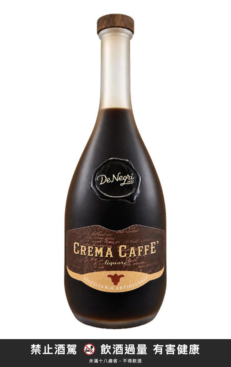 De Negri {'t': 'De Negri Crema Caffè 700ml', 'h': 'Liquore al caffè, perfetto anche in pasticceria', 'b': 'Liquore al caffè, 27% vol. Fa parte della linea Creme, con un contenuto zuccherino più alto per un ottimo rendimento in pasticceria e gelateria.', 'm': 'Liquore al caffè.'} 700ml｜禁止酒駕 飲酒過量有害健康