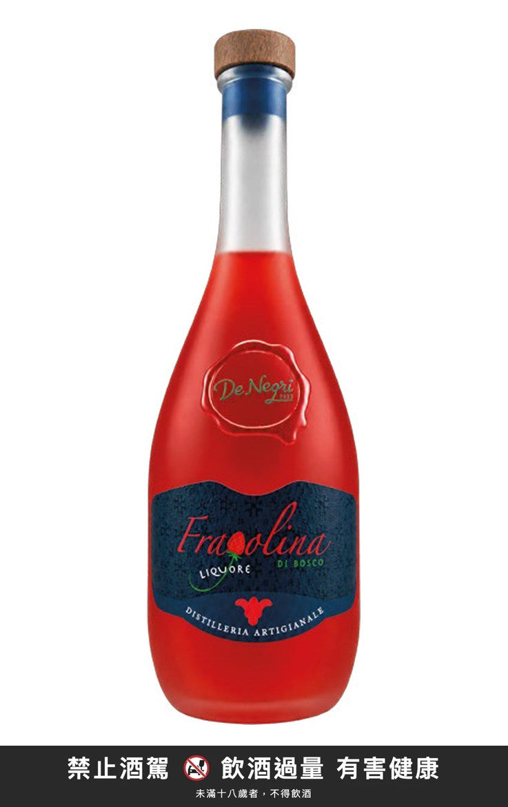 De Negri {'t': 'De Negri Fragolina di Bosco 700ml', 'h': 'Liquore alla fragolina di bosco', 'b': "Liquore alla fragolina di bosco, 25% vol. Fa parte della linea Nottetempo, con l'amaro e i liquori da fine pasto. Da servire ben fresco.", 'm': 'Liquore alla fragolina di bosco.'} 700ml｜禁止酒駕 飲酒過量有害健康