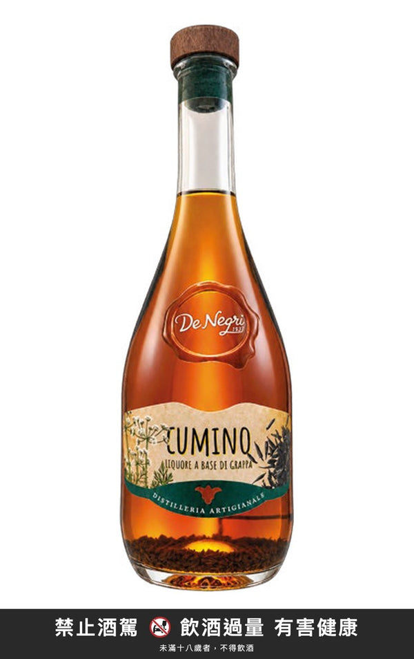 De Negri Cumino – Liqueur aux herbes à base de grappa 500ml
