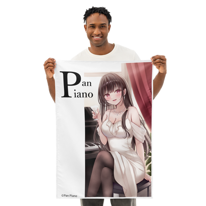 태피스트리 – Pan Piano in a White Dress (26″×36″)