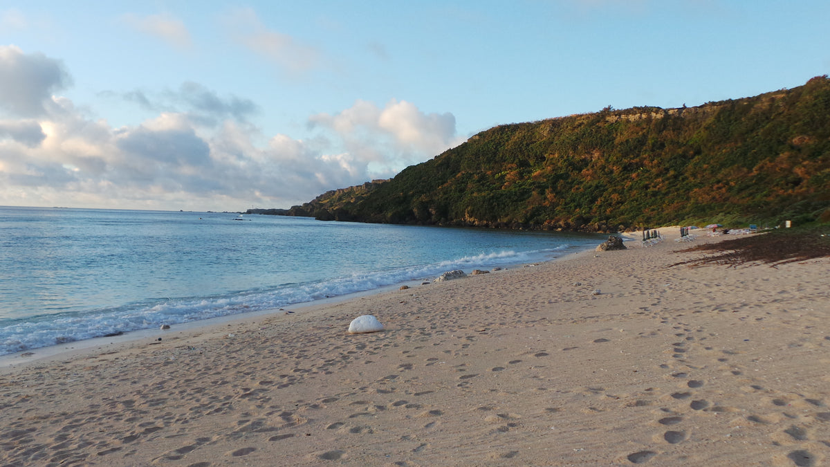 La spiaggia di Yoshino a Gusukube
