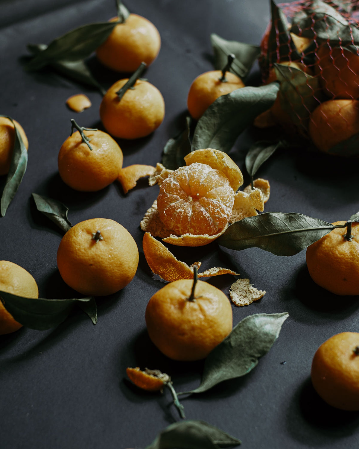 みかんの参考イメージ／柑橘素材示意／Mandarin ingredient illustration